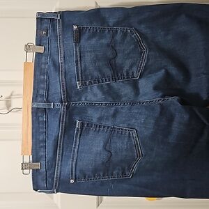 7 for all mankind Kimmie bootcut jeans b(air) denim stretch high rise size 34